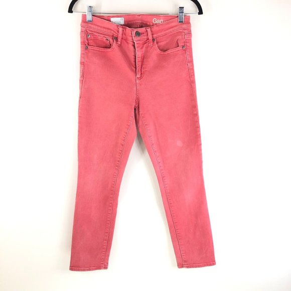 Gap Denim - GAP Womens Jeans Resolution Slim Straight Stretch Pink Size 29